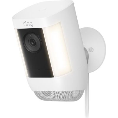 image Caméra de surveillance - RING - Spotlight Cam Pro sur secteur - Blanc