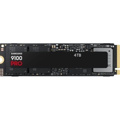 image Samsung SSD Interne 9100 Pro, NVMe 2.0 PCIe 5.0x4, Capacité 4To, Vitesse de Lecture jusqu'à 14 800 Mo/s, Les Performances de la Gen5, MZ-VAP4T0BW