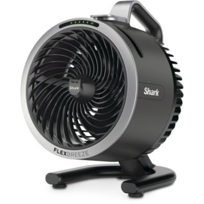 image Shark FlexBreeze HydroGo, ventilateur brumisateur portable, rafraîchisseur d'air silencieux intérieur/extérieur, discret et durable, avec/sans fil, léger, 5 réglages de vitesse, charbon FA050EU