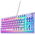 image produit SteelSeries Apex 3 TKL Lavande Clavier gaming RGB - Format compact sans pavé numérique - Illumination RGB sur 8 zones - Résistant à l’eau et à la poussière -Switchs gaming silencieux -Format FR AZERTY