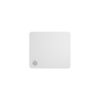 image SteelSeries Tapis QcK Grand - Blanc - Base antidérapante en Caoutchouc - Suivi et stabilité de Pointe - Optimisé pour capteurs Gaming - 450 mm x 400 mm - FPS, MOBAs, RTS, MMO