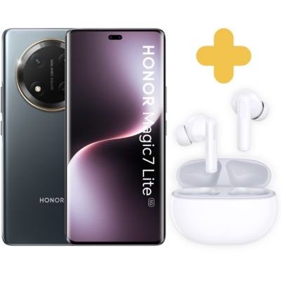 image Smartphone HONOR Pack Magic 7 Lite + Earbuds X7i 256 Go