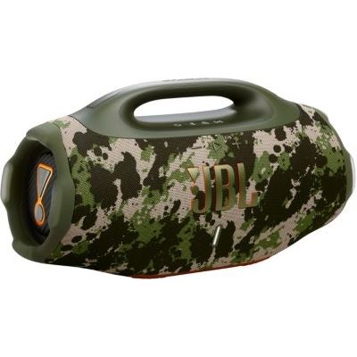 image JBL Boombox 4, Enceinte Bluetooth Portable, Son JBL Pro, AI Sound Boost, étanchéité et résistance à la poussière IP68, jusqu'à 34 h d’autonomie, Connexion Multi-Enceintes Auracast, Camouflage