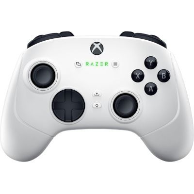 image Razer Wolverine V3 Pro - Manette de jeu sans fil pour Xbox et PC (HyperSpeed Wireless, Mecha Tactile Action Buttons, Anti-drift Hall Effect analog thumbstic sticks, haptic vibrations) Blanc