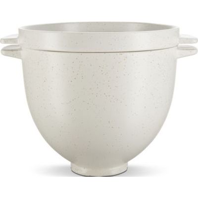 image KitchenAid Accessoire Bol à Pain et Couvercle de Cuisson - 5KSM2CB5BGS - Bol Mélangeur pour Robot Pâtissier Kitchenaid - Moule à Pain en Céramique