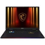 image produit MSI Raider 18 HX AI A2XWIG-270FR : Intel Core Ultra 9 285HX - 64GB DDR5 - SSD 4TB - Nvidia RTX 5080 16GB - 18' UHD+ Miniled 120Hz - Windows 11 Professionnel