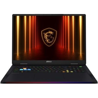 image MSI Raider 18 HX AI A2XWJG-403FR : Intel Core Ultra 9 285HX - 64GB DDR5 - SSD 4TB - Nvidia RTX 5090 24GB - 18' UHD+ Miniled 120Hz - Windows 11 Professionnel