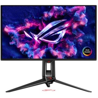 image ASUS ROG Swift OLED PG32UCDMZ Moniteur de Jeu 4K 81,28 cm (32") (Panneau QD-OLED, 3840 x 2160, 240 Hz, Temps de réponse 0,03 ms, Compatible G-Sync, VESA DisplayHDR 400, DisplayPort, HDMI, USB-C)