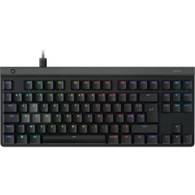 image Logitech G G515 RAPID TKL clavier gaming filaire ultra-plat, gaming PC entièrement personnalisable avec switchs analogiques ultra-plats, déclenchement rapide, ultra-mince, port USB-A,FRA AZERTY - Noir
