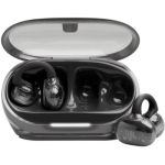 image produit JBL Soundgear Clips True Wireless écouteurs Ouverts sans Fil, SonicArc Design, jusqu'à 32 h d'autonomie Totale, résistance à l'eau et à la poussière IP54, Technologie JBL OpenSound, Ghost Black