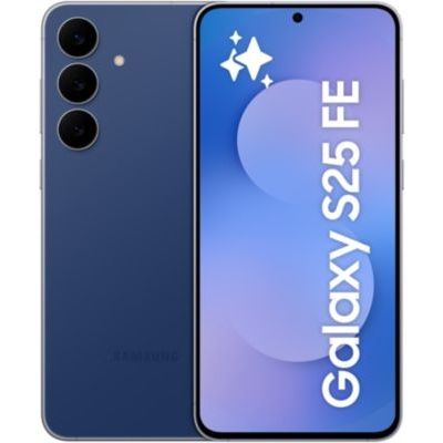 image Smartphone SAMSUNG Galaxy S25FE Bleu Nuit 128Go