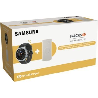 image Montre connectée SAMSUNG Pack GalaxyWatch8 Classic BT+Power Bank