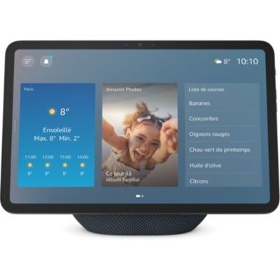 image Amazon Echo Show 11 (nouvelle génération) : écran Full HD 11" aux couleurs éclatantes avec affichage plus grand, son spatial et Alexa (graphite)