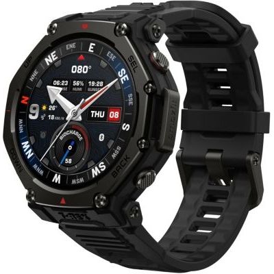 image Amazfit T-Rex 3 Pro Montre Connectée Outdoor 48 mm, Écran AMOLED en Saphir, Lunette en Titane, GPS Double Bande, Cartes Hors Ligne, Lampe Intégrée, Autonomie 25 Jours, Smartwatch pour Android iPhone