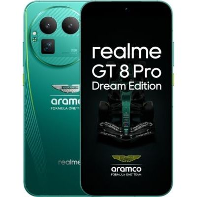 image realme GT 8 Pro Smartphone 16GB+512GB, Système d’Appareil Photo RICOH GR, Clarté Parfaite 200 MP Appareil Photo téléobjectif, Snapdragon 8 Elite Gen 5, Batterie Titan de 7 000 mAh, Aston Martin Vert