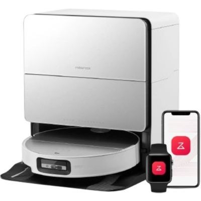 image Robot Aspirateur Laveur ROBOROCK Saros 10 blanc