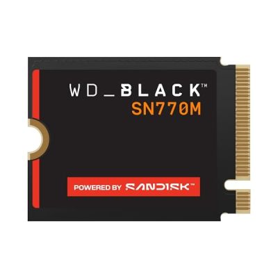 image WD_Black WDBDNH0020BBK-WRSN SN770M M.2 2230 NVMe SSD 2 to pour appareils de Jeu Portables, Vitesse jusqu'à 5150 Mo/s, TLC 3D NAND, idéal pour Steam Deck et Microsoft Surface
