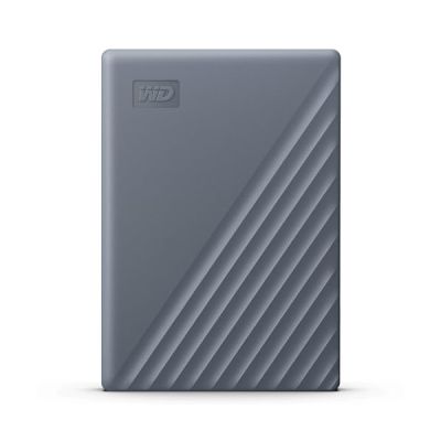 WD My Passport Compatible USB-C 4 to, Disque Dur Externe Portable, Gris