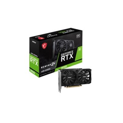 MSI NVIDIA GeForce RTX 3050 Ventus 2X E 6G OC Carte Graphique | 6 Go GDDR6, 1492 MHz, PCI Express Gen 4, 96 Bits, 3x DP v 1.4a, HDMI 2.1 (Prend en Charge 4K à 120 Hz)