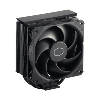Cooler Master Hyper 212 Black Refroidisseur CPU Ventirad - Finition Aluminium, 4 Caloducs Compacts à Contact Direct Continu, Ventilateur SickleFlow 120 Edge, Brackets LGA1700 & AM5 - Noir