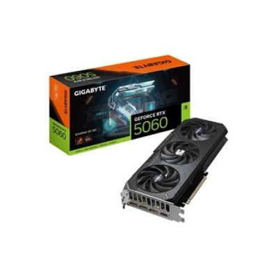 GIGABYTE GeForce RTX 5060 Gaming OC 8G Carte Graphique - 8GB GDDR7, 128bit, PCI-E 5.0, 2595 MHz Fréquence du cœur, 3 x DisplayPort, 1 x HDMI, GV-N5060GAMING OC-8GD