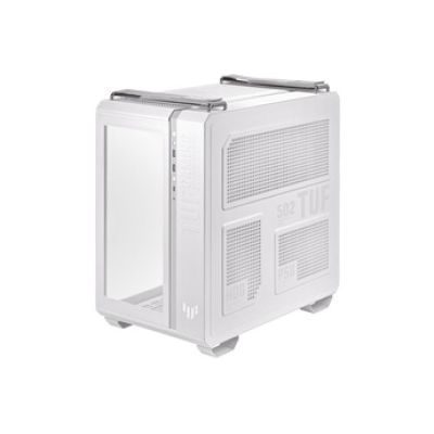 ASUS TUF Gaming GT502 Plus WT ATX Mid Tower Gaming Case Dual Chamber Design, Independent Cooling Zones for The CPU and GPU, Tool-Free Side Panels, USB 3.2 Gen 2 Type-C Front Panel, 4 ARGB Case Fans