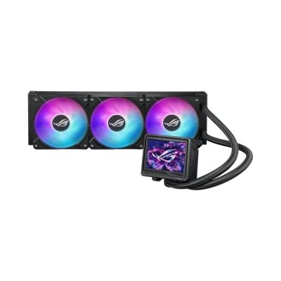 image ROG Ryujin III 360 ARGB Extreme AIO Cooler with Asetek Gen8 V2 Pump; Thickened Magnetic Fans for High Airflow and Static Pressure with Noise optimization; 3.5" LCD for Hardware Monitoring