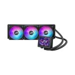 image produit ROG Ryujin III 360 ARGB Extreme AIO Cooler with Asetek Gen8 V2 Pump; Thickened Magnetic Fans for High Airflow and Static Pressure with Noise optimization; 3.5" LCD for Hardware Monitoring