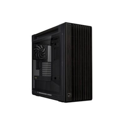 ASUS ProArt PA602 Wood Edition Paneau en Verre trempé – Boîtier PC E-ATX (Support de radiateur de 420 mm, Un Ventilateur système préinstallé de 140 mm + 2 x 200 mm, Montage sans Outil, USB 20 Gbit/s)