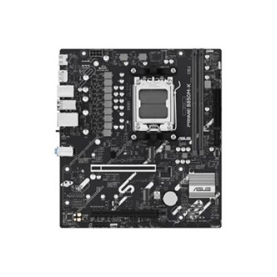 ASUS Prime B850M-K - Carte mère AMD Micro-ATX, 8+2+1 Phases d’Alimentation, DDR5, PCIe 5.0, 2 emplacements M.2, Ethernet Realtek 2,5 Go, DisplayPort, HDMI, USB-A 10 Gbits/s/USB-C 5 Gbits/s, Aura Sync