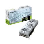 image produit GIGABYTE GeForce RTX 5070 Eagle OC Ice SFF 12G Carte Graphique - 12 Go GDDR7, 192 Bits, PCI-E 5.0, 2587 MHz Core Clock, 3 x DP 2.1a, 1 x HDMI 2.1b, NVIDIA DLSS 4, GV-N5070EAGLEOC ICE-12GD