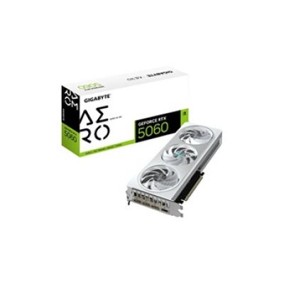 GIGABYTE GeForce RTX 5060 Aero OC 8G Carte Graphique - 8GB GDDR7, 128bit, PCI-E 5.0, 2595 MHz Fréquence du cœur, 3 x DisplayPort, 1 x HDMI, GV-N5060AERO OC-8GD