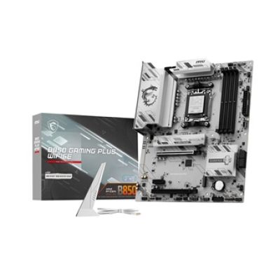 MSI B850 Gaming Plus WIFI6E Carte mère ATX, AM5 | Pour AMD Ryzen 9000/8000/7000, DDR5 Memory Boost (8200+ MT/s OC), PCIe 4.0 x16, M.2 Gen5, Wi-Fi 6E, 2,5G LAN