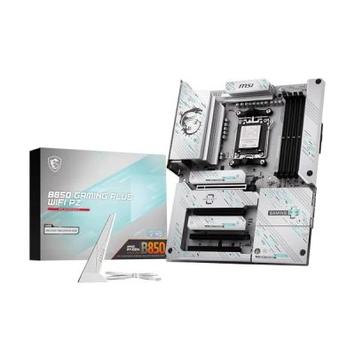 image MSI B850 Gaming Plus WiFi PZ Carte mère ATX - pour processeurs AMD Ryzen 9000/8000 / 7000, AM5 - DDR5 Memory Boost (8200+ MT/s OC), PCIe 5.0 x16, M.2 Gen5, Wi-FI 7, 5G LAN