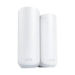 image produit NETGEAR Système WiFi 7 Mesh Orbi (RBE372), Routeur + 1 Satellite, Fonctions de sécurité, BE3600, 3,6 Gbps, Couverture 240 m2, 70 appareils, Port Internet 2,5 G, Compatible Toutes Box Internet