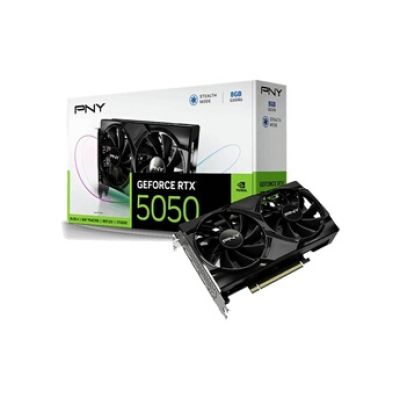 PNY VGA GEFORCE RTX 5050, 8 Go GDDR7, Dual FAN, DLSS 4