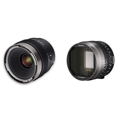 Samyang V-AF 45mm T1,9 FE pour Sony E, Objectif vidéo, Objectif autofocus, Support Cine Lens 8K, Compatible anamorphique, Commutateur personnalisé et Bouton personnalisé