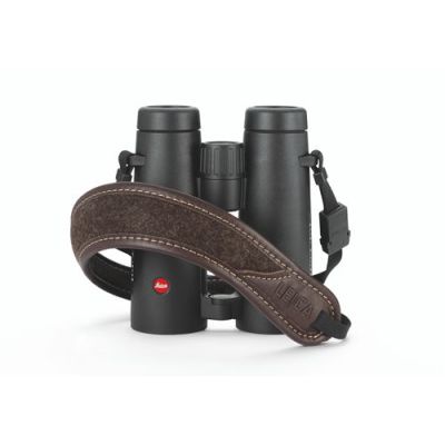Courroie Leica pour jumelles en loden Marron