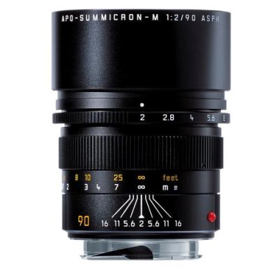 Objectif hybride Leica APO-Summicron-M 90 mm f/2 ASPH. Noir