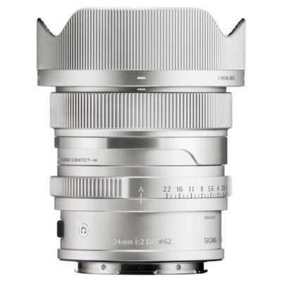 SIGMA Objectif 24mm f/2 DG Contemporary Silver Compatible avec Monture L