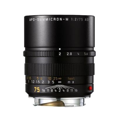 Objectif Hybride Leica APO-Summicron-M 75 mm f/2 ASPH. Noir