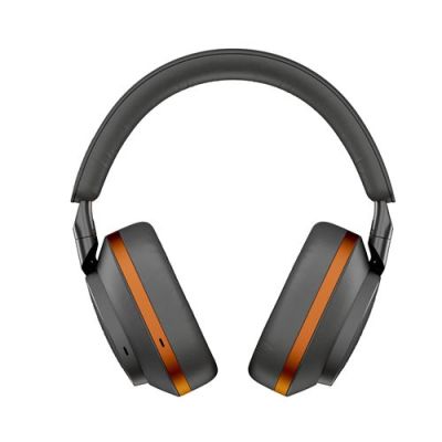 Bowers & Wilkins Px8 McLaren Edition Casque Supra-Auriculaire sans Fil | Gris Métallisé & Orange Papaye - Réduction de Bruit, Bluetooth 5.0, Charge Rapide, 30h d'Autonomie, Microphone Intégré