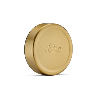 Leica Bouchon d'objectif en laiton pour appareil photo numérique Q3, finition soufflée
