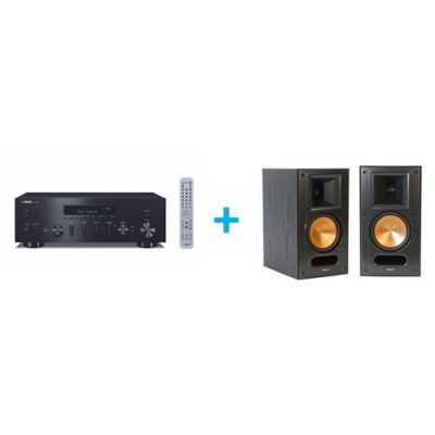Amplificateur Hi-Fi Yamaha R-N600A Noir + une paire d'enceintes compacte Klipsch RB-61 MK II Black