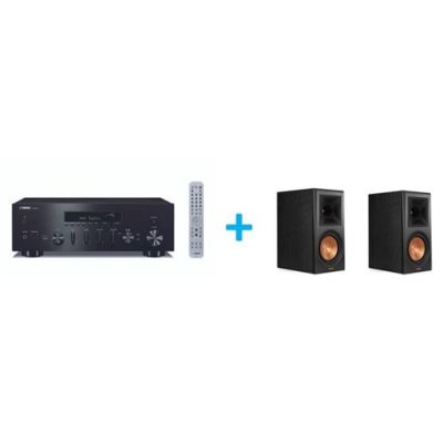 Amplificateur Hi-Fi Yamaha R-N600A Noir + une paire d'enceintes Klipsch RP-600M Ebony
