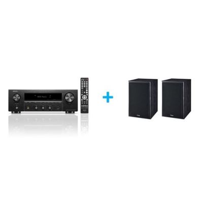Amplificateur Hi-Fi Denon DRA-900H Noir + une paire d’enceintes bibliothèque Magnat Monitor S30 Noir