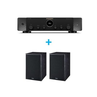 Amplificateur Hi-Fi Marantz Stéréo 70 Noir + une paire d'enceintes bibliothèque Magnat Monitor S30 Noir