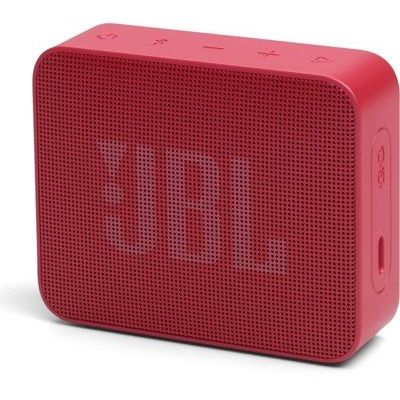JBL GO Essential 2, Enceinte Bluetooth Portable, Rouge | Son Pro, Bluetooth 4.2, Jusqu'à 5 Heures d'autonomie, Design Étanche IP70