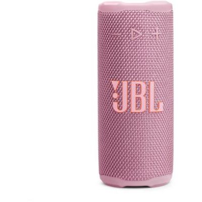 JBL Grip, Enceinte Bluetooth compacte, Rose | AI Sound Boost, Étanchéité IP68, Éclairage d’ambiance, 14 h d’autonomie, Connexion Multi-enceintes Auracast, App JBL Portable