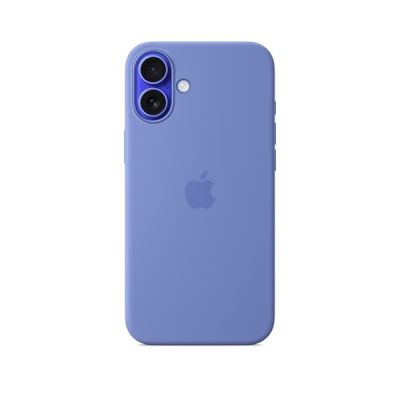 Apple Coque en Silicone avec MagSafe pour iPhone 16 Plus - Bleu pervenche ​​​​​​​